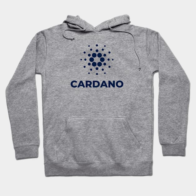 Cardano ADA dark logo crypto Hoodie by Cryptolife